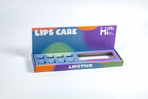 branded showbox made from corrugated cardboard