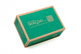 Cardboard Packaging: Silkscreened boxes