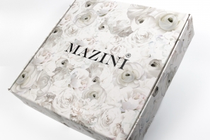 branded large box for bed linens