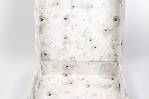 bed linens box with double sided printing