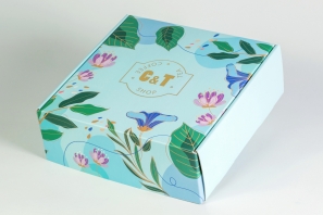 branded tea box