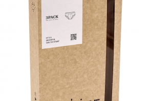 kraft packaging with logo