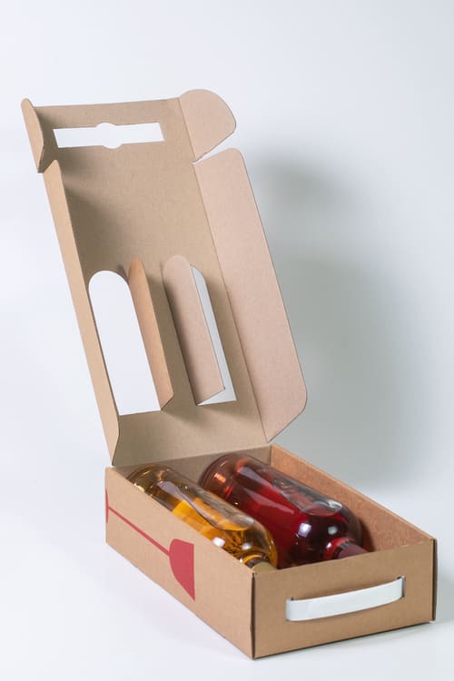 картонная коробка для алкоголя